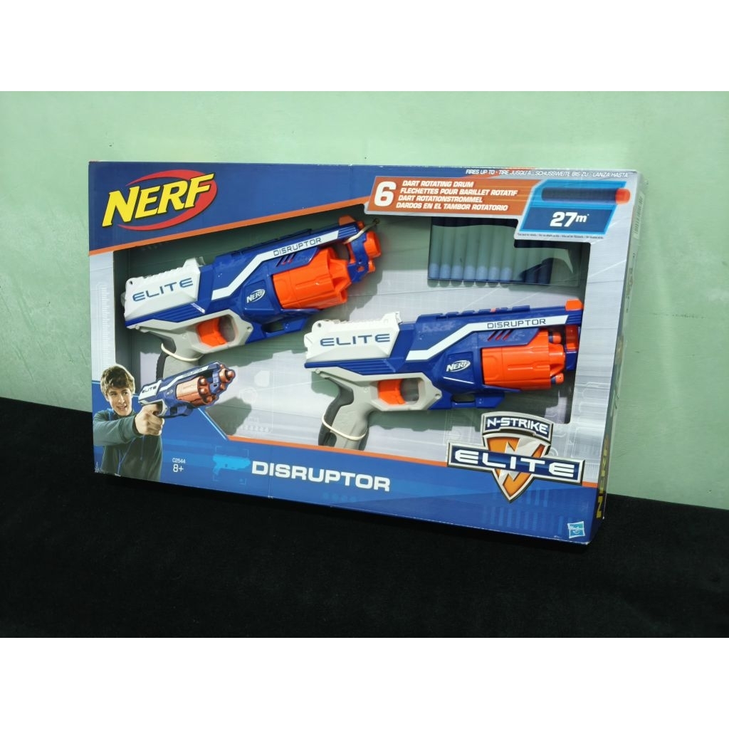 Nerf Elite Disruptor Blaster 2 Pack 12 Darts