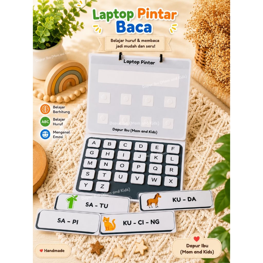Laptop pintar baca