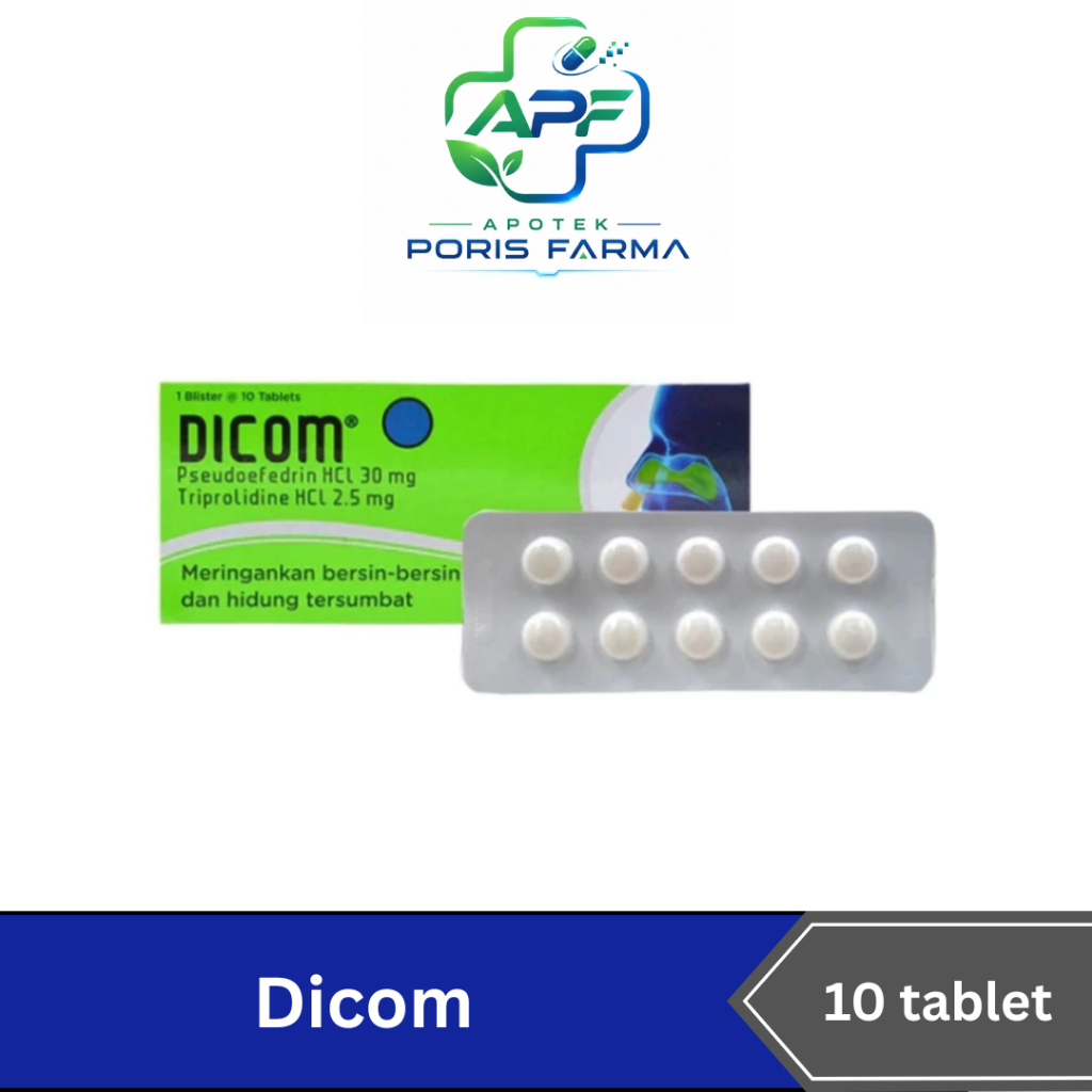 Dicom Isi 10 Tablet - Obat Flu / Pilek
