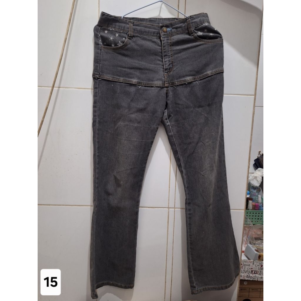 preloved celana cutbray jeans + admin