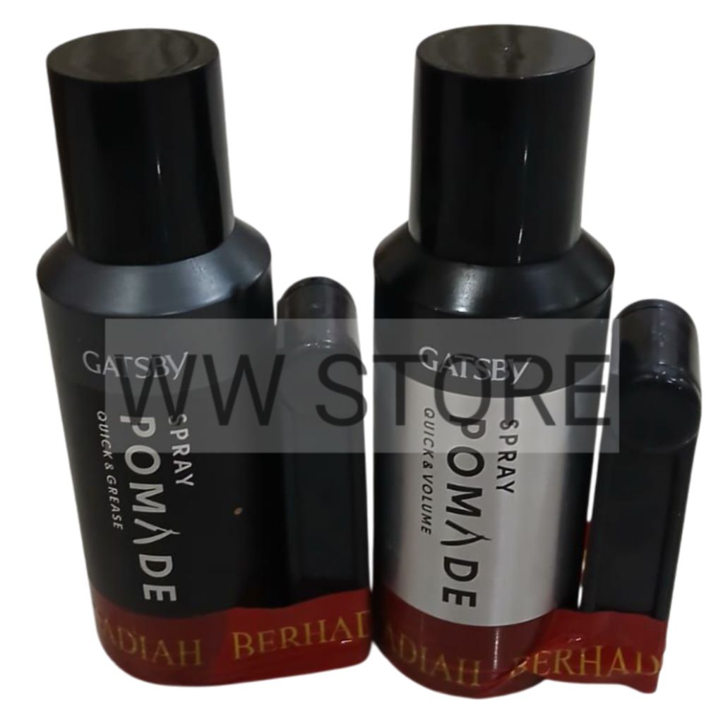 GATSBY SPRAY POMADE Quick & Grease / Volume botol pump 150ml