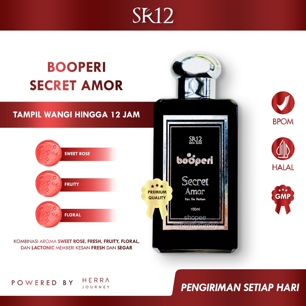 SR12 - Booperi Perfume Secret Amor EDP 100ml