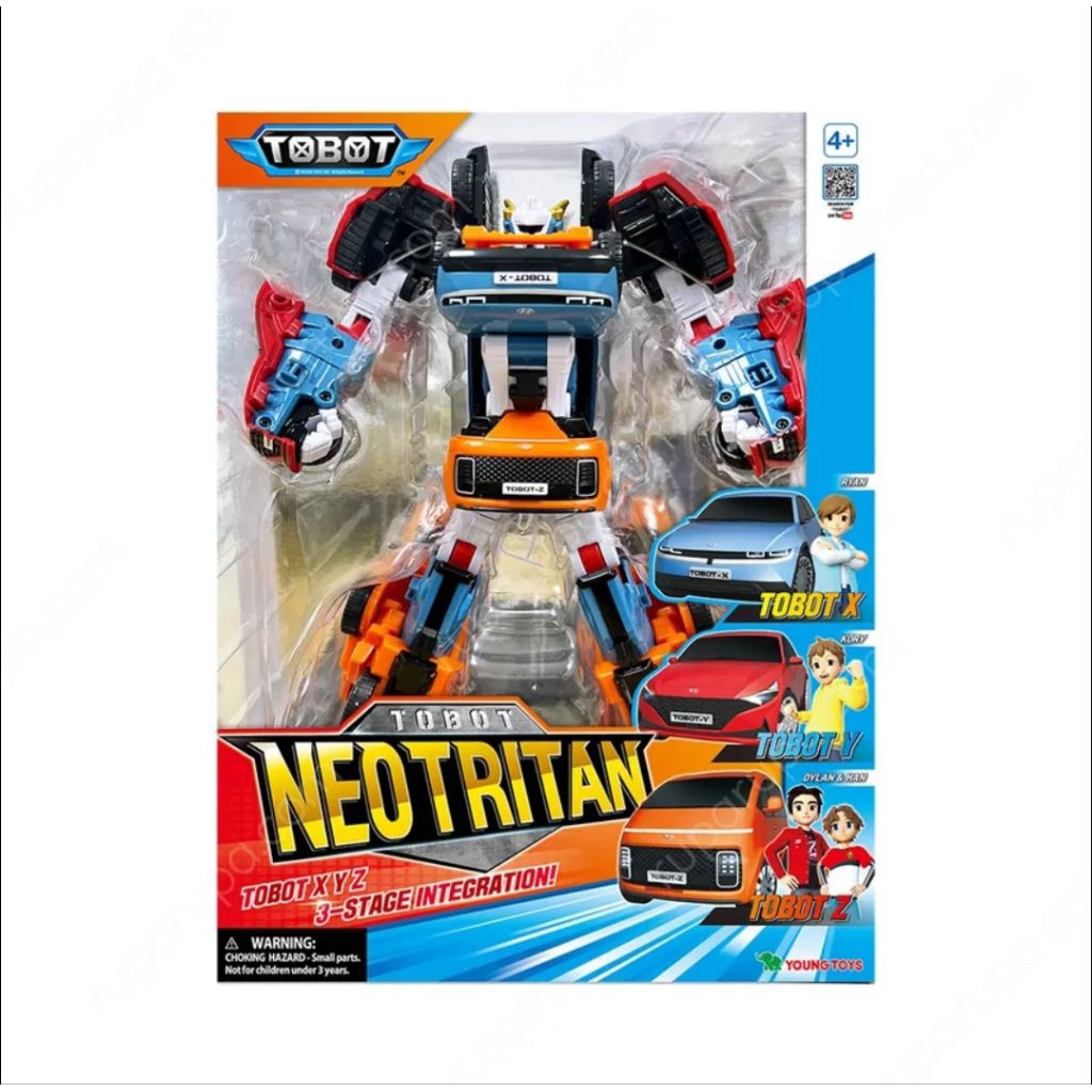 Mainan Robot Tobot Neotritan New Transform