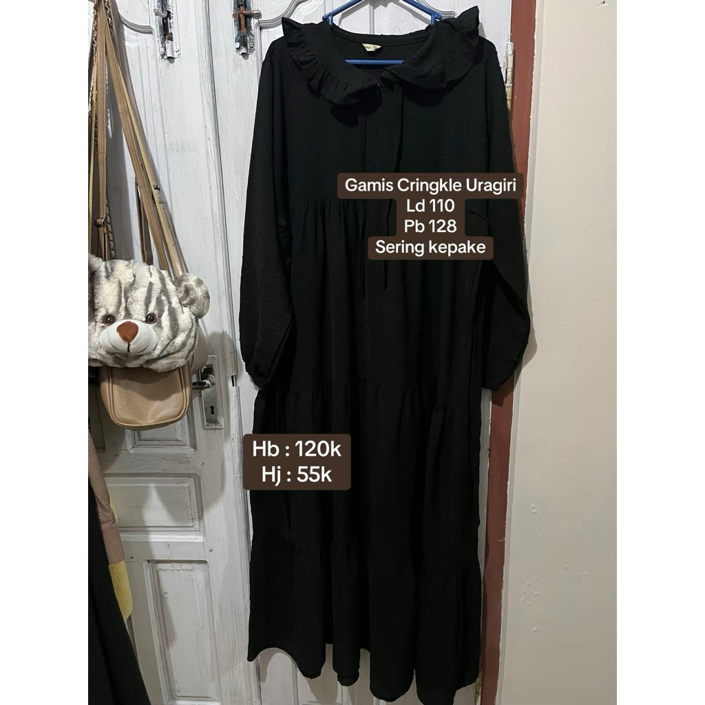 Preloved Gamis Cringkle Uragiri