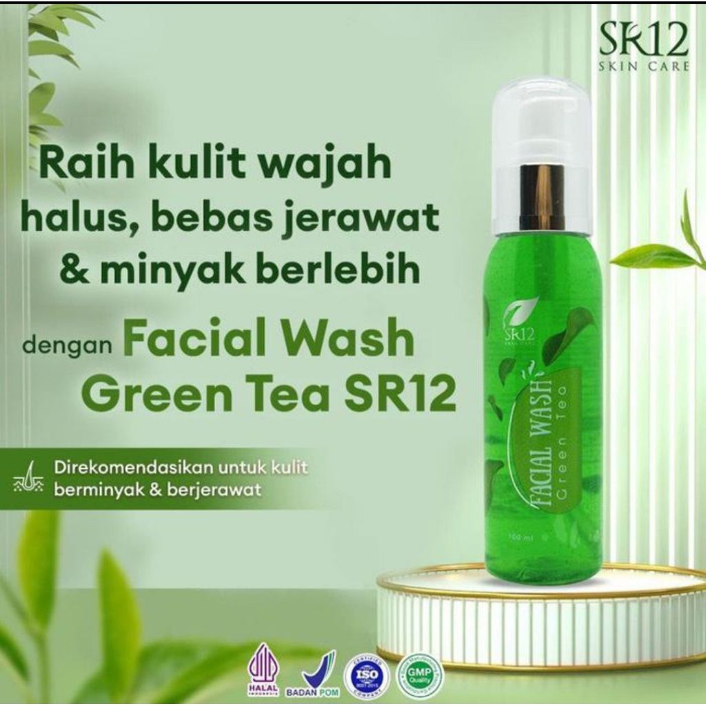 facial wash grean tea