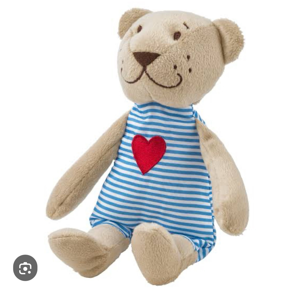 Boneka Blue Bear Fabler Ikea 21cm