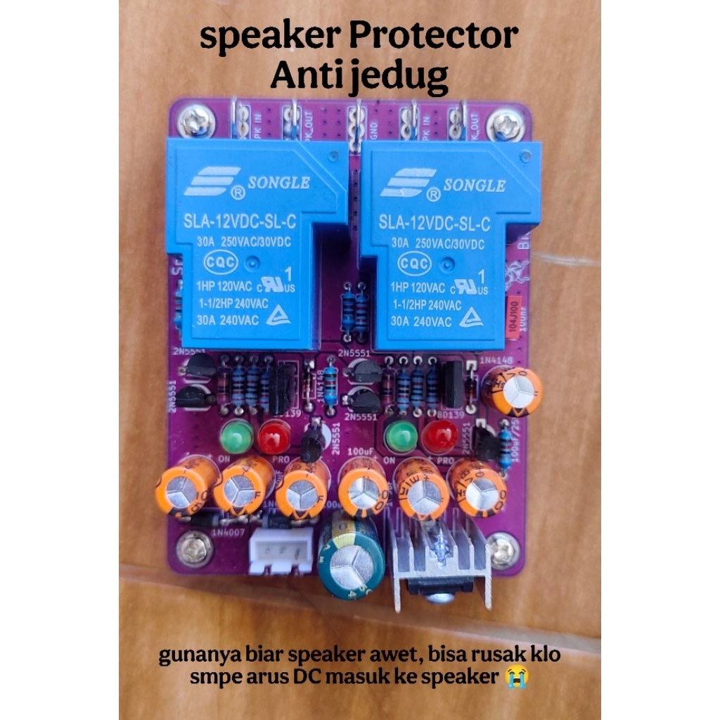 SPEAKER PROTECTOR DOUBLE LAYER STEREO