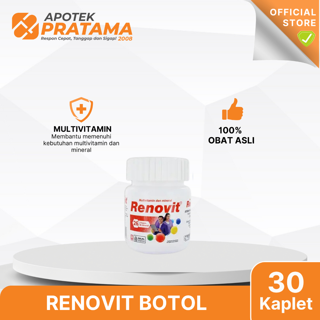 RENOVIT 30’S KAPSUL (BOTOL)