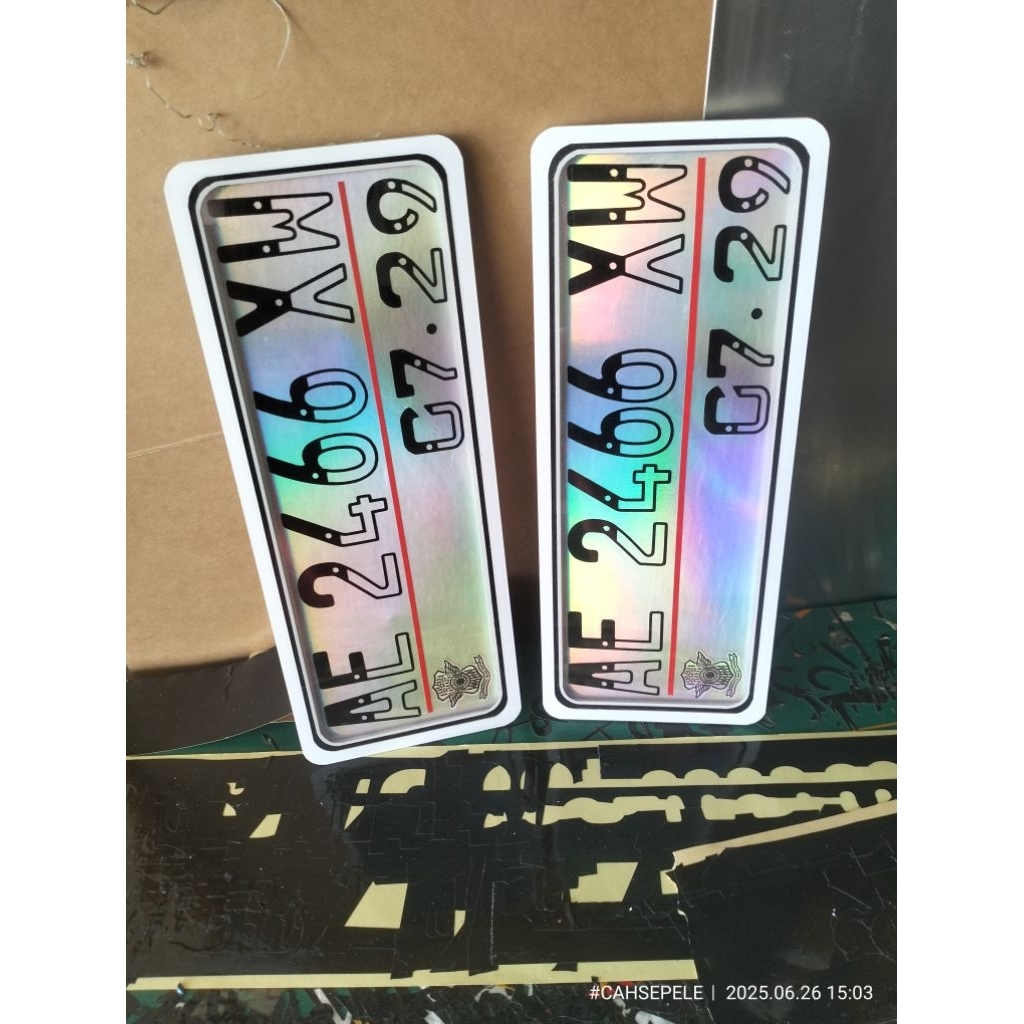 PLAT NOMOR HOLOGRAM