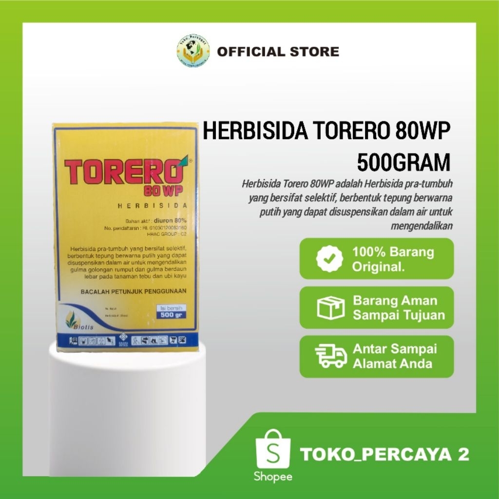 HERBISIDA TORERO 80WP 500GRAM