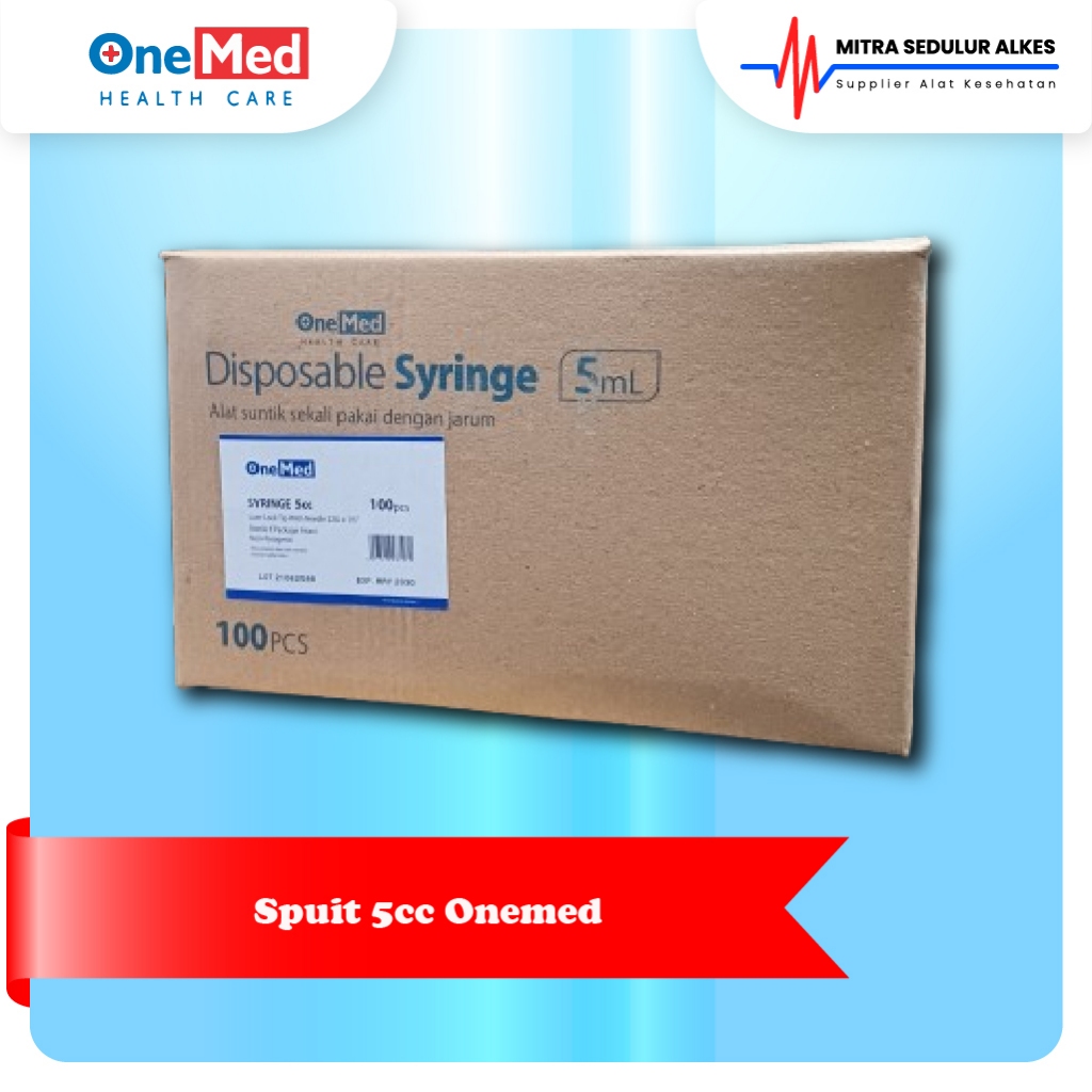 Spuit 5cc 5 cc Onemed 5 ml BOX