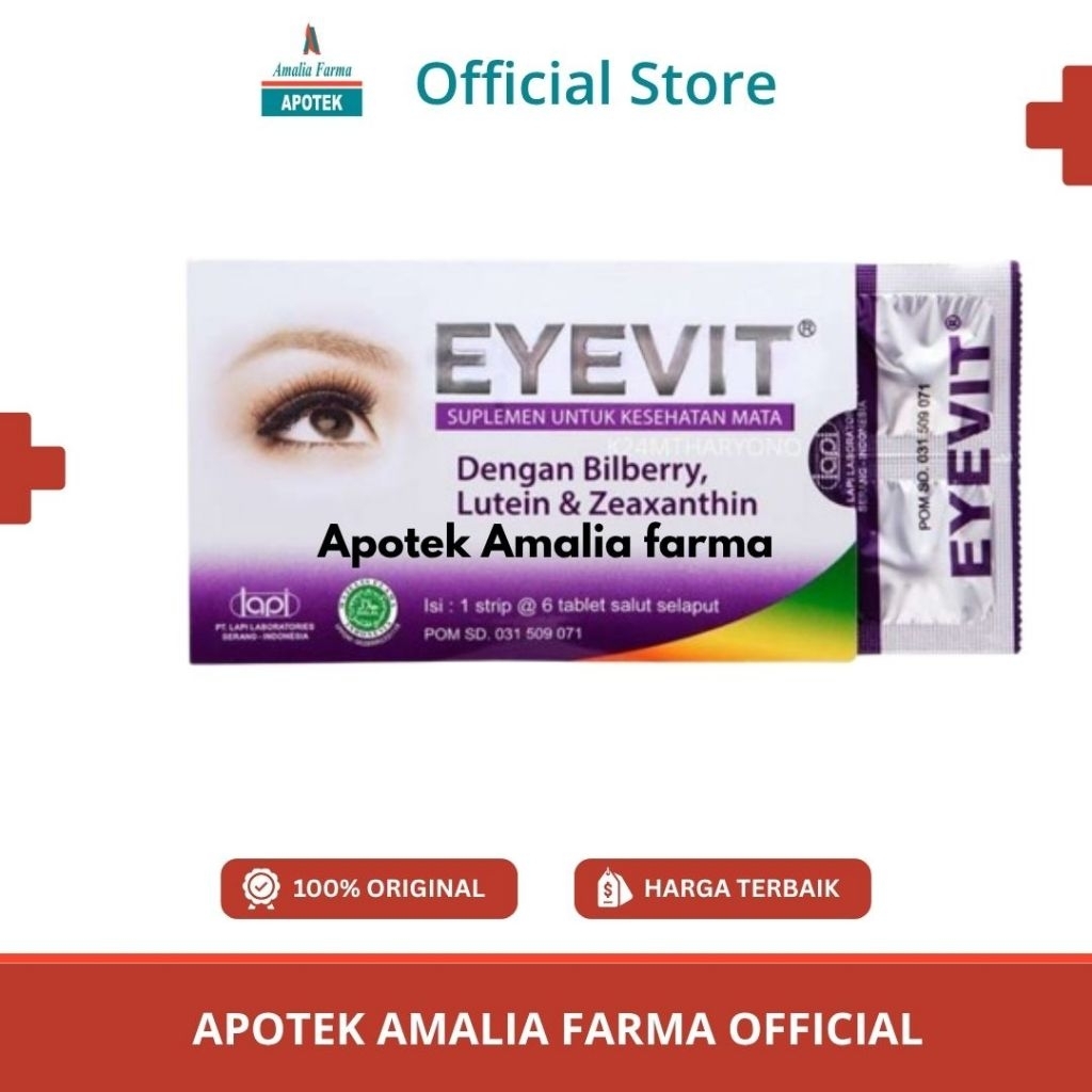 EYEVIT TABLET /STRIP ISI 6 TABLET