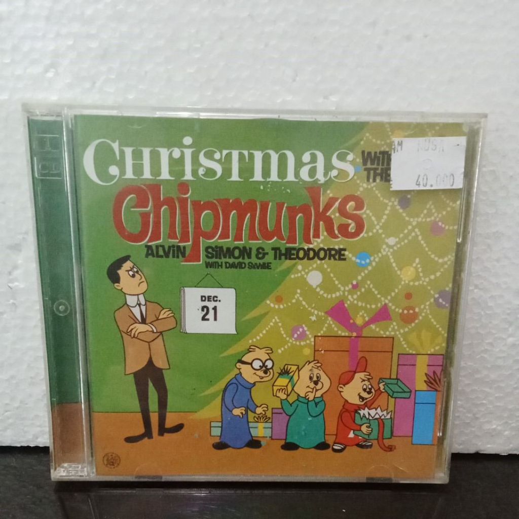 CD Compact Disc Christmas - With The Chipmunks