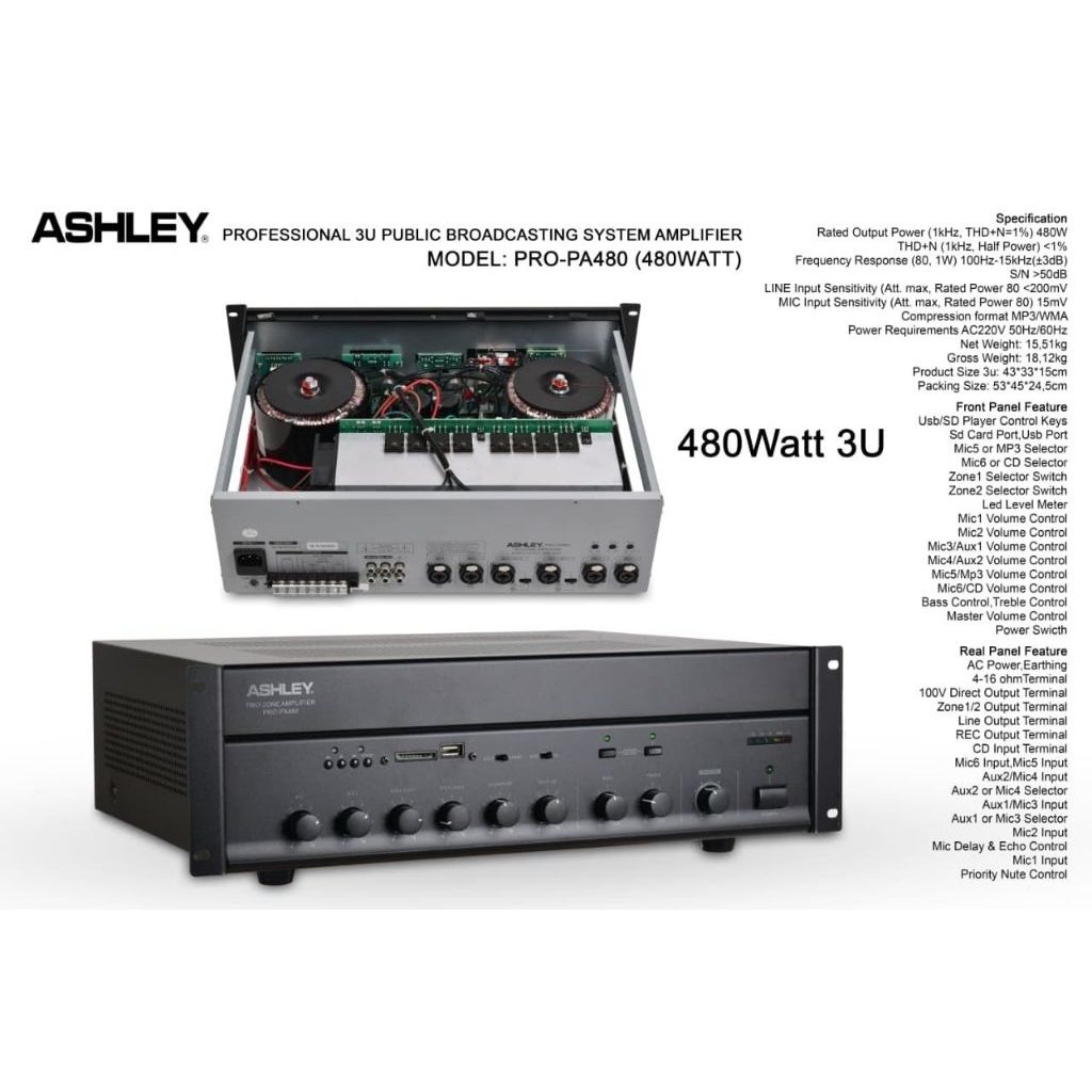 POWER ASHLEY PRO-PA480