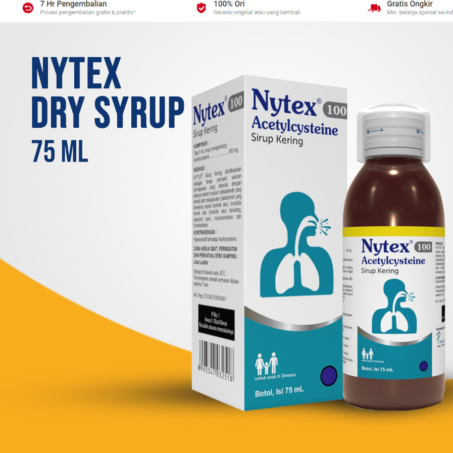 NYTEX SIRUP 1 BOTOL @ 75 ML