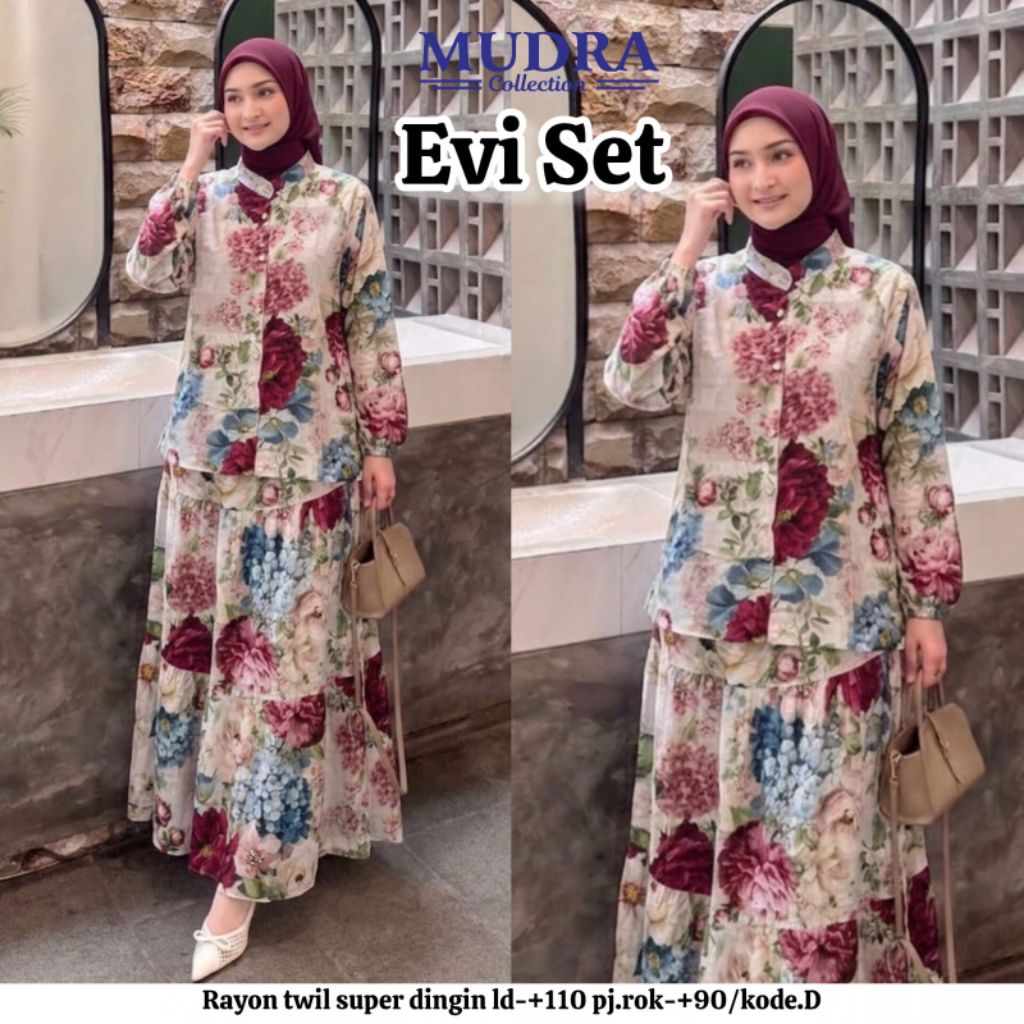 Evi Setelan By Mudra Hijab