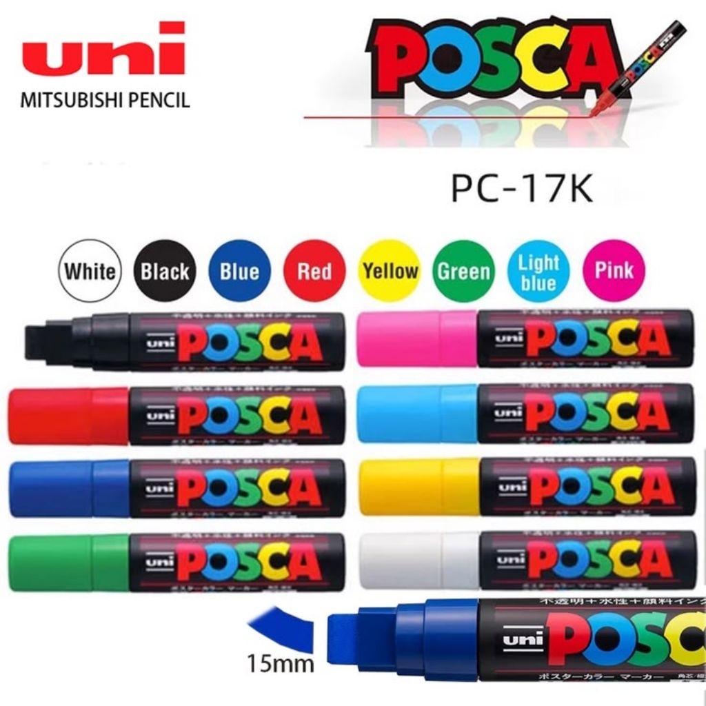 Uni Posca PC17, harga untuk 1pcs