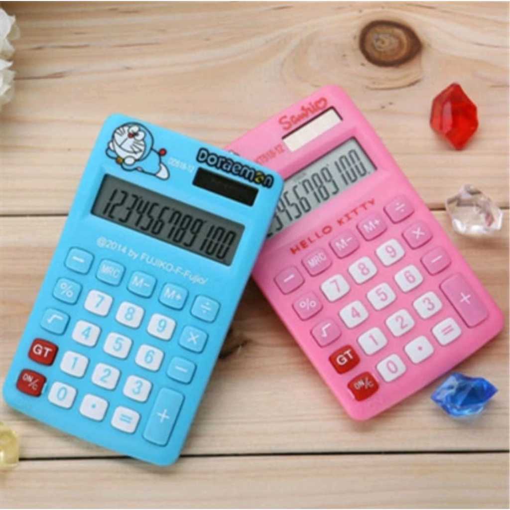 KALKULATOR MINI KARAKTER | KALKULATOR MINI DORAEMON & HELLOKITTY