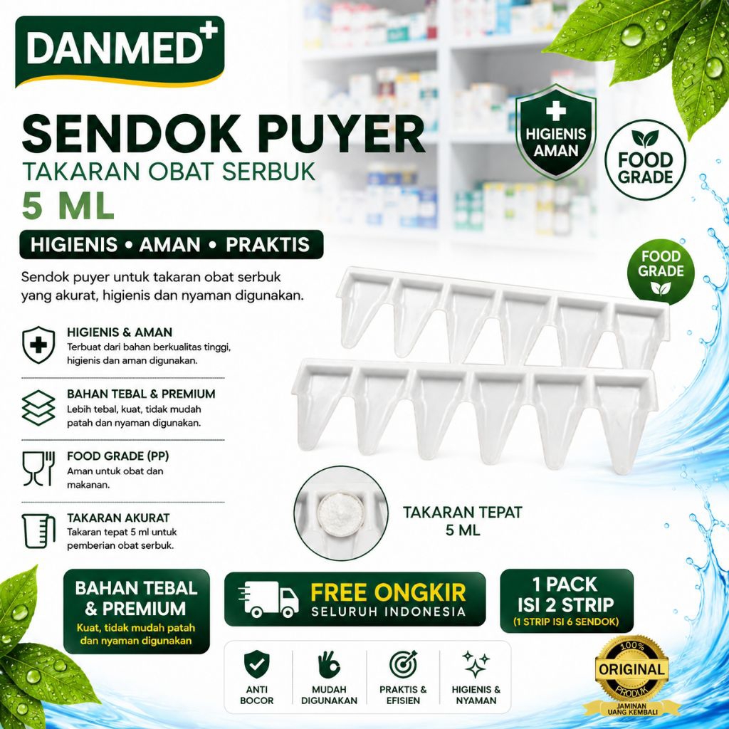 2 pcs sendok puyer