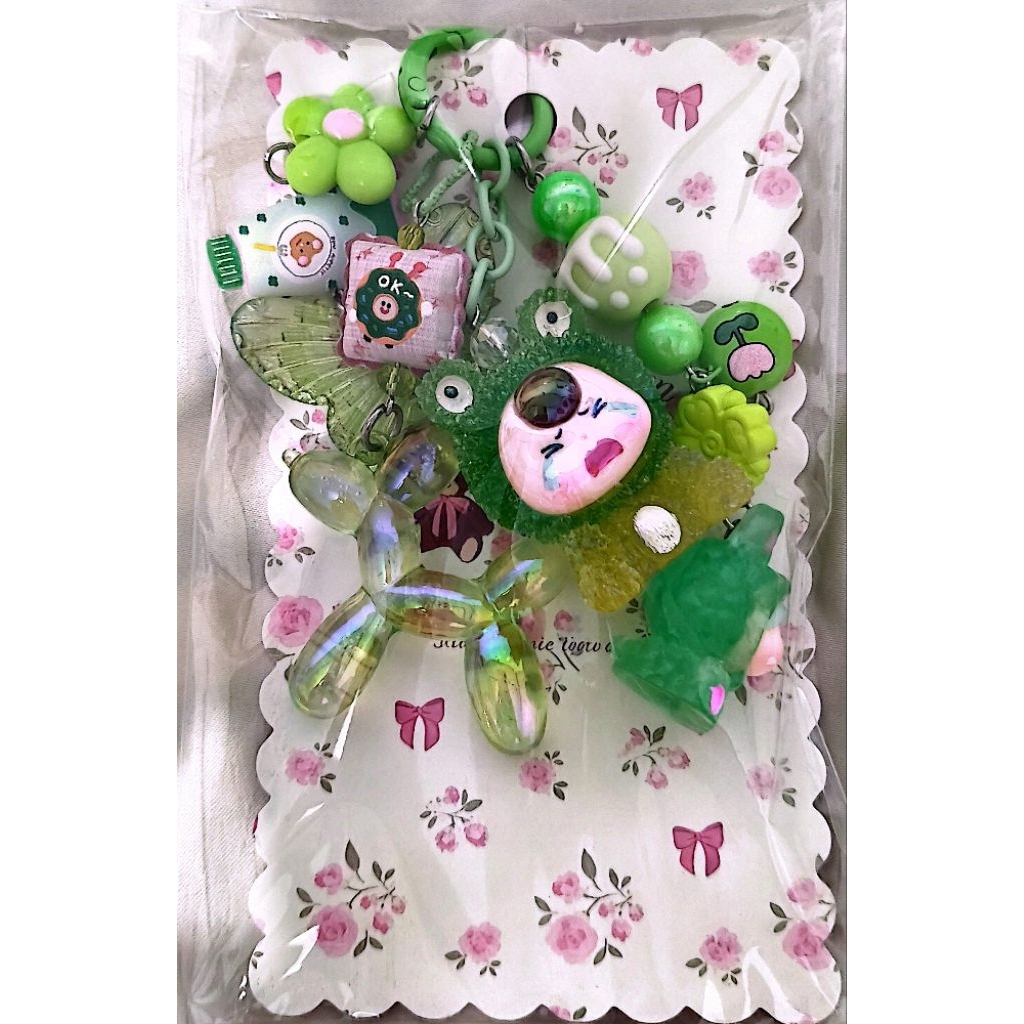 cute bunny keychain handmade