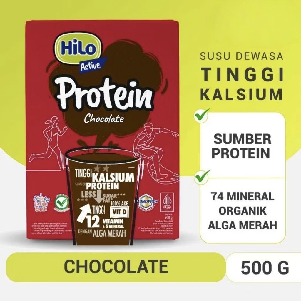 HILO ACTIVE PROTEIN CHOCOLATE 500 GR