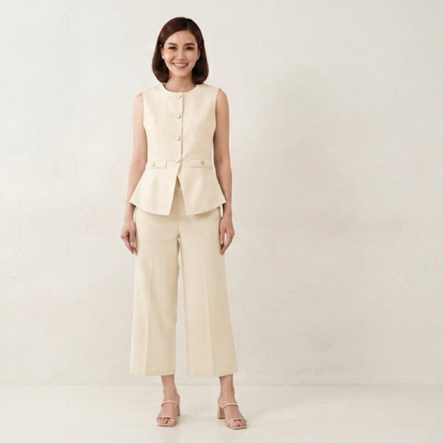 Setelan Peplum Elegan