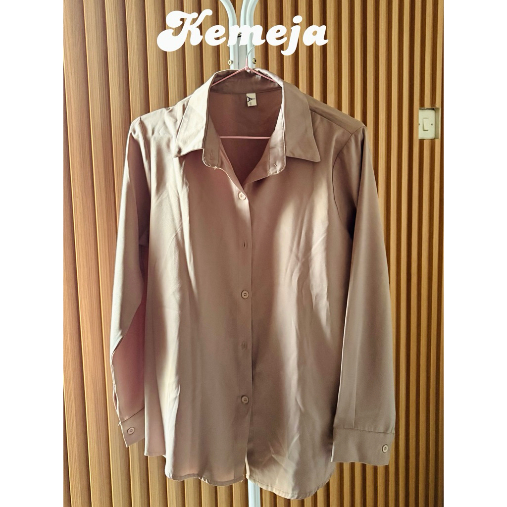 KEMEJA SILK (PRELOVED)
