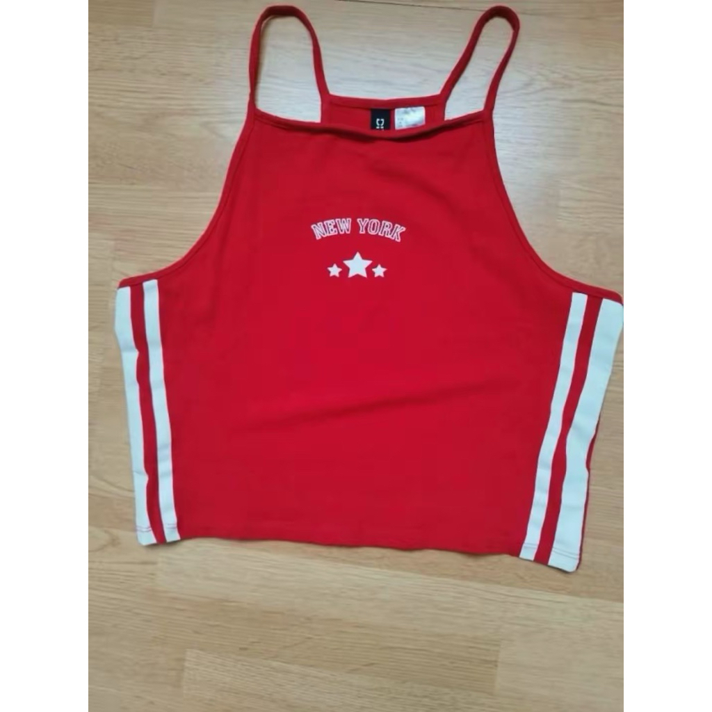 Halter Tanktop Red H*M