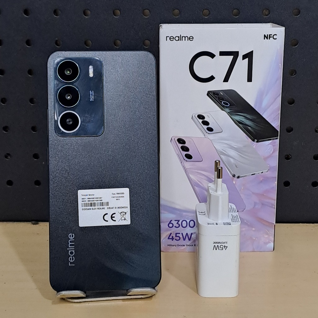 REALME C71 4/128GB SECOND FULLSET BERGARANSI