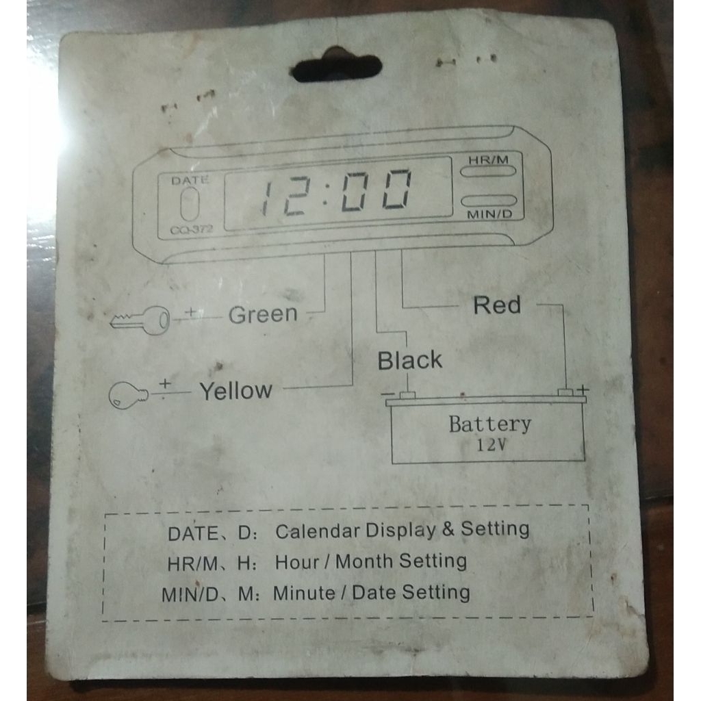 Clock Type R 1250 + Calendar