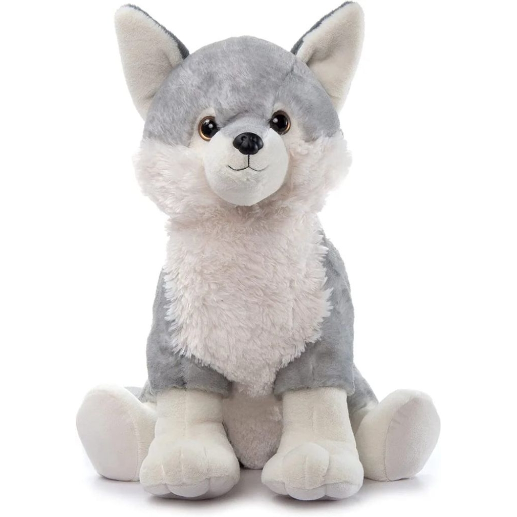 Boneka Serigala Abu-abu Jumbo