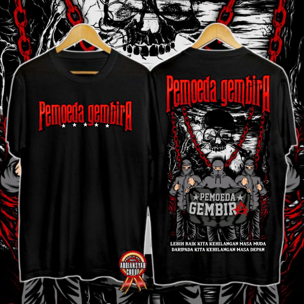 Kaos distro pemoeda gembira limited edition
