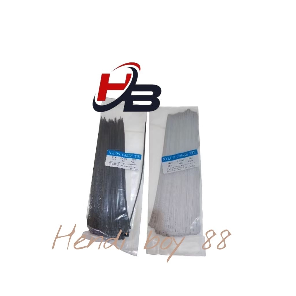 KABEL TIES HITAM DAN PUTIH SIZE:3x200=100 pc