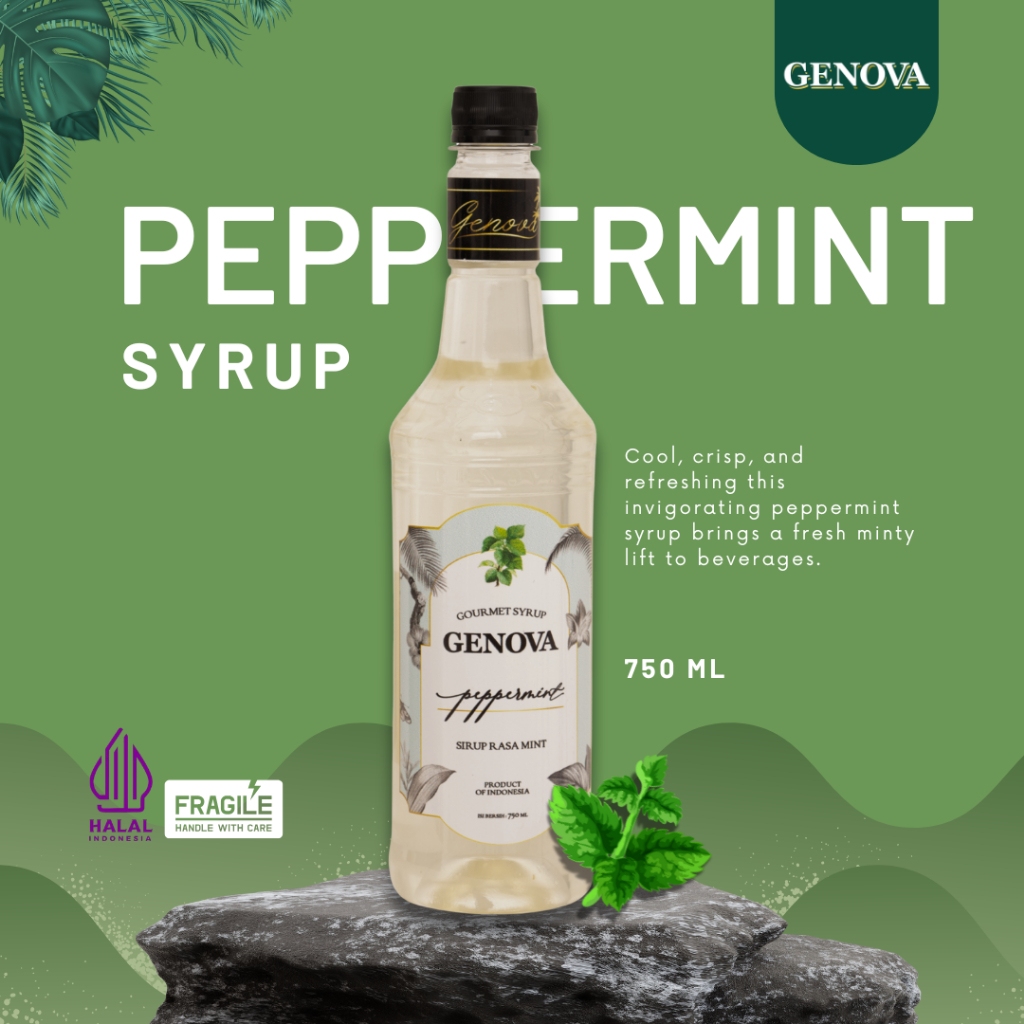Genova Peppermint Syrup 750ml