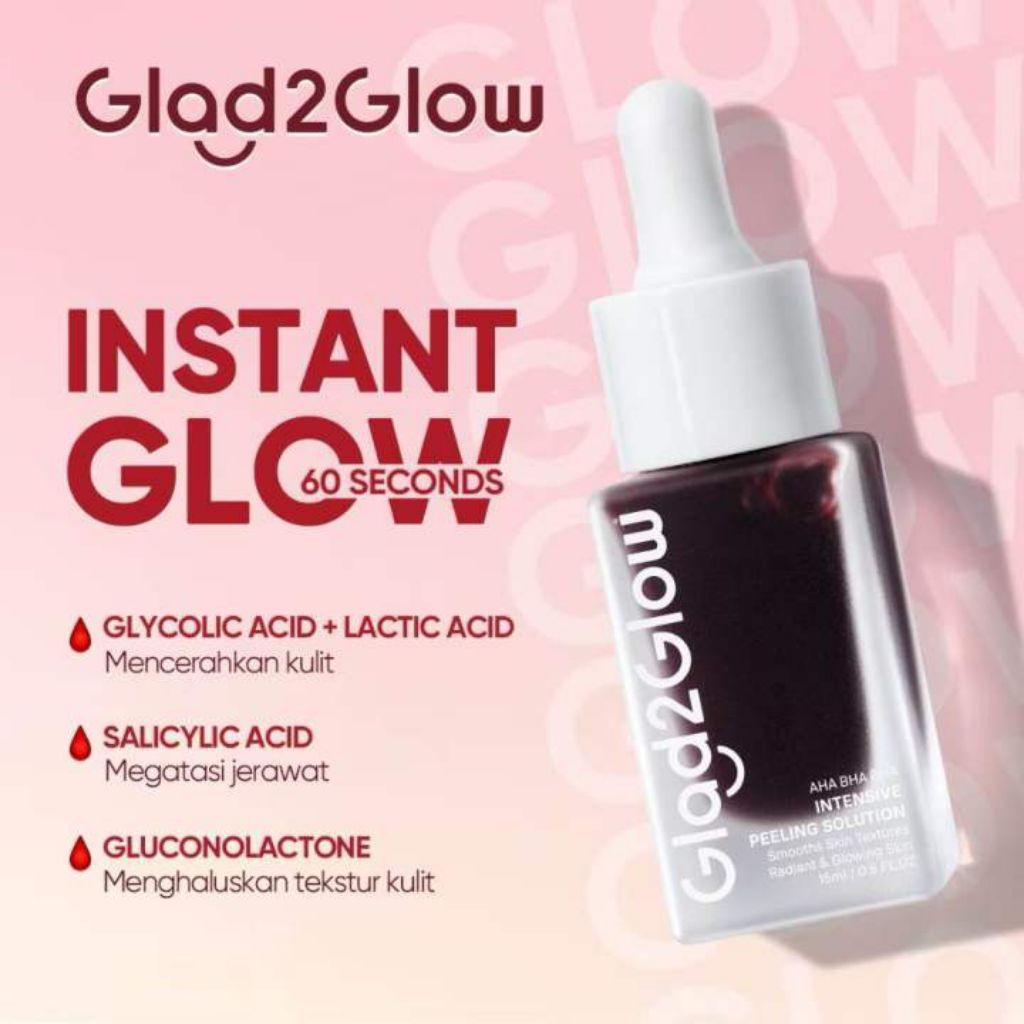 Glad2glow AHA BHA PHA Intensive Peeling Solution 15ml