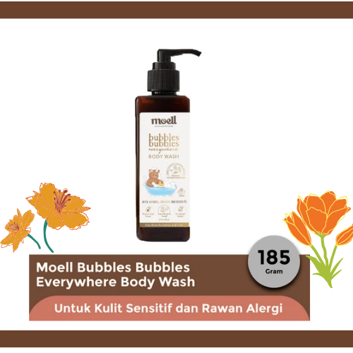 Moell Bubbles Bubbles Everywhere Body Wash 185gr