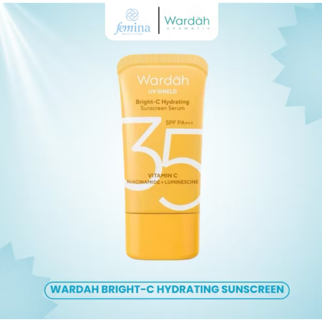 wardah sunscreen bright-C hydrating