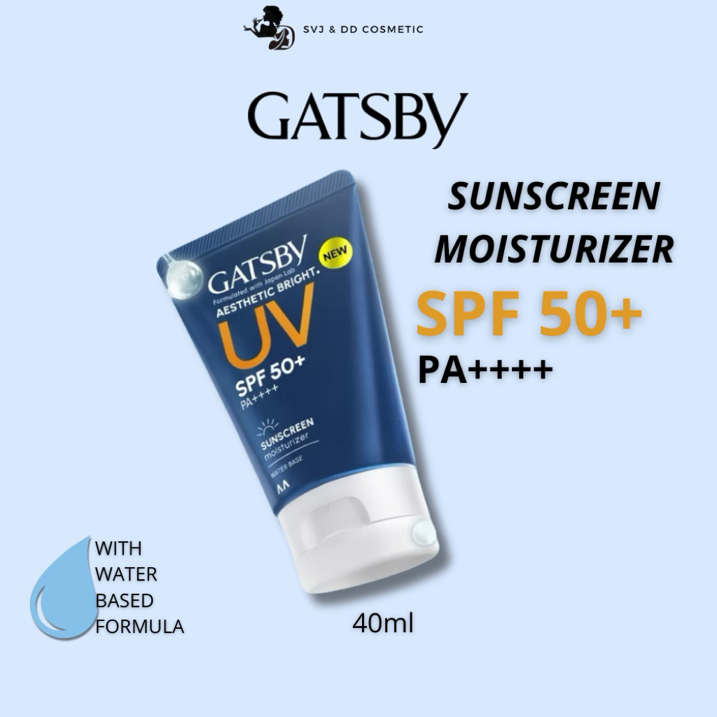 Gatsby UV Sunscreen SPF50 40ml