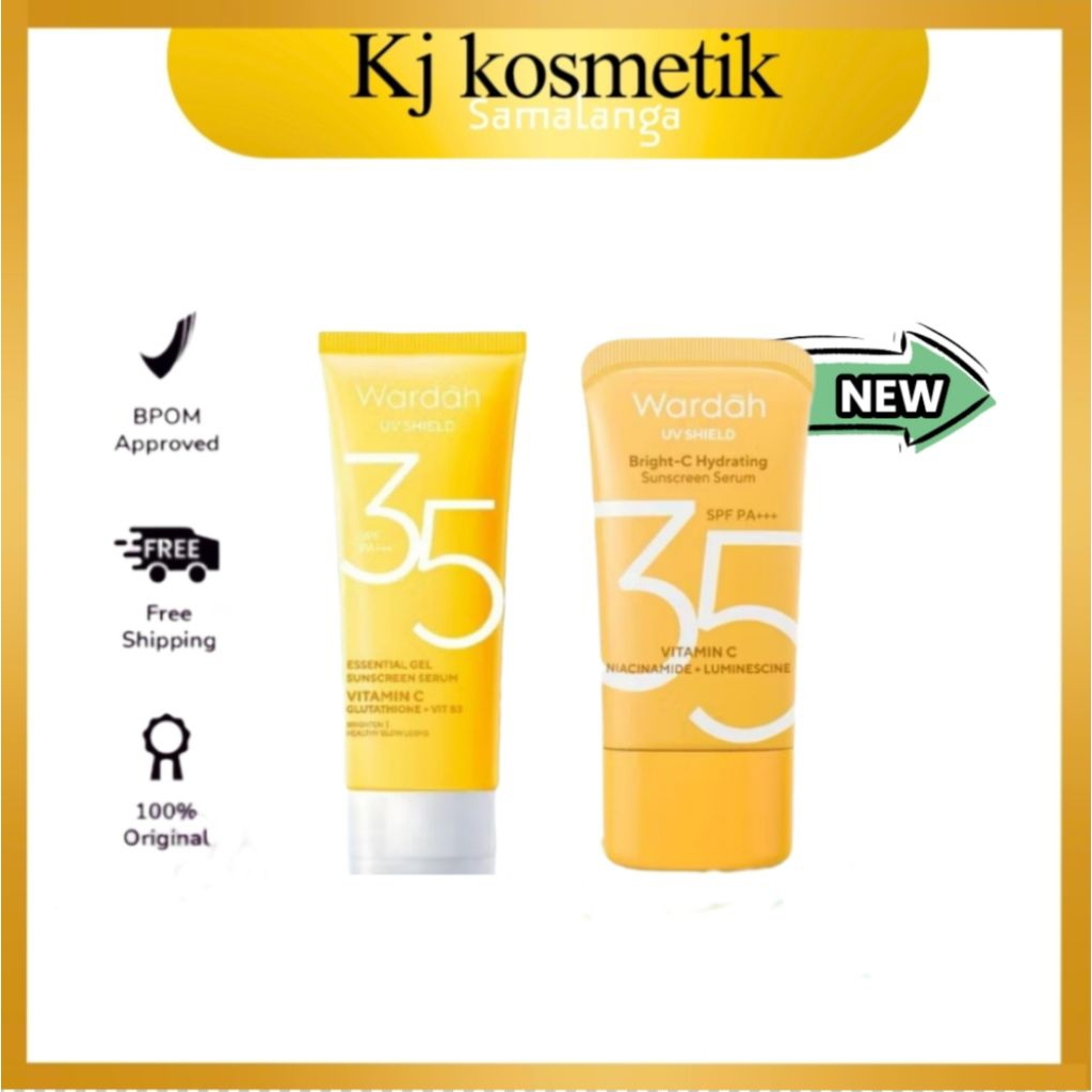 Sunscreen Serum Wardah uv shield Spf 35  40ml