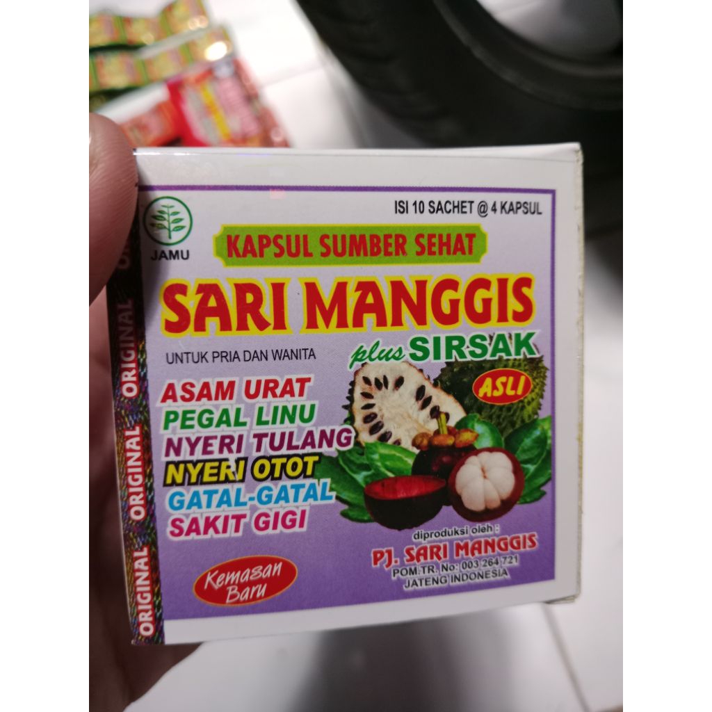 kapsul SARI MANGGIS ORIGINAL