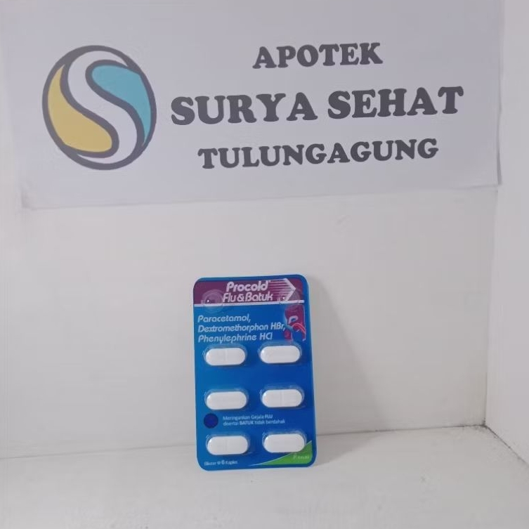 PROCOLD FLU DAN BATUK ISI 6 KAPLET