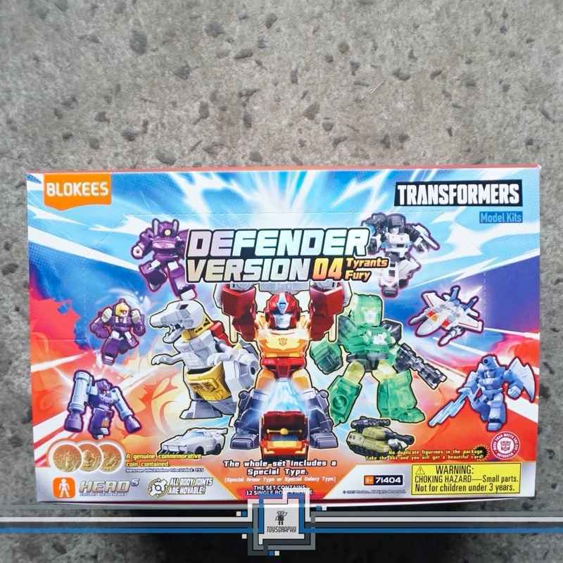 Blokees Figures - Transformers Defender Version 04 Tyrants Fury - Blind Box