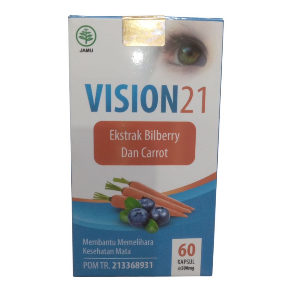 Kapsul Suplemen Mata Vision 21 Original 60 kapsul