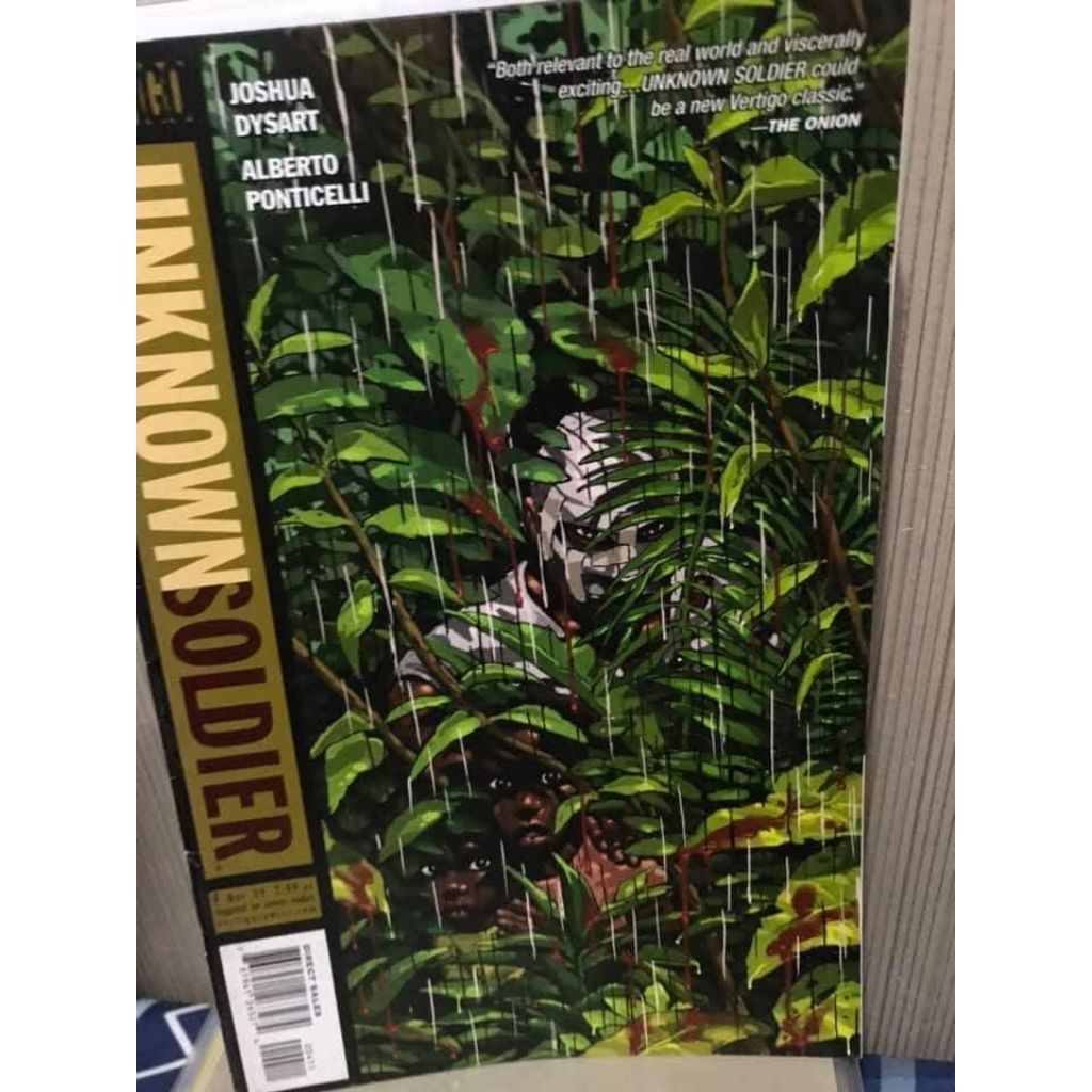 komik vertigo comics unknown soldier