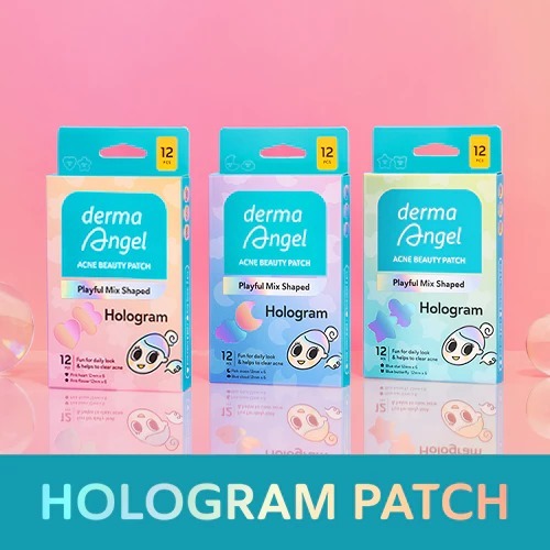 DERMA ANGEL ACNE PATCH HOLOGRAM 12's