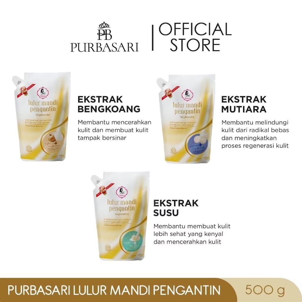 Lulur Mandi pengantin 500gr