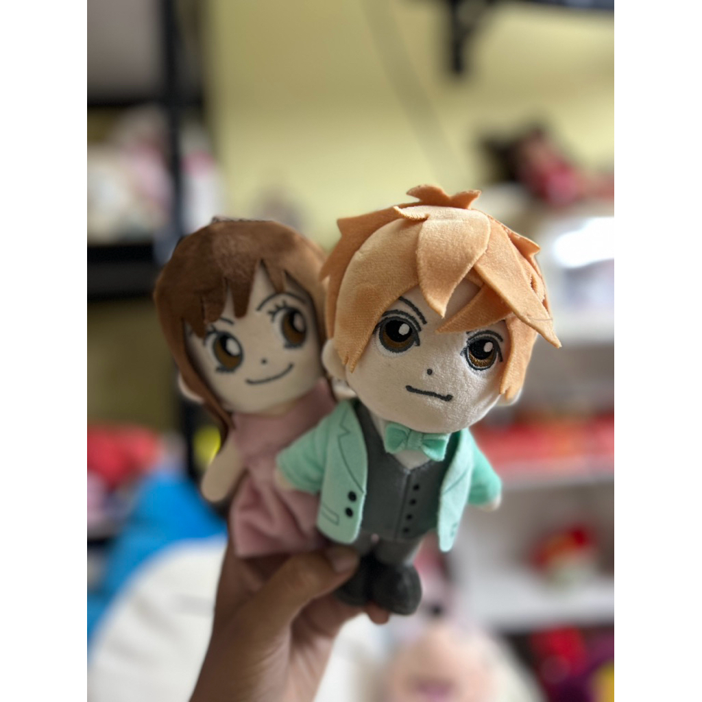 boneka couple boys over flower