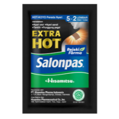 SALONPAS EXTRA HOT 5 X 2 LEMBAR 10 PCS