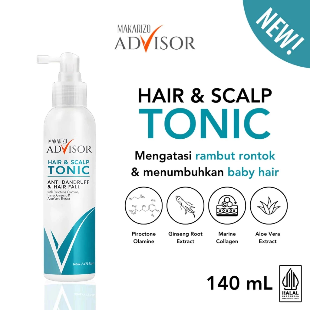 MAKARIZO ADVISOR HIR TONIC 65ML, 145ML