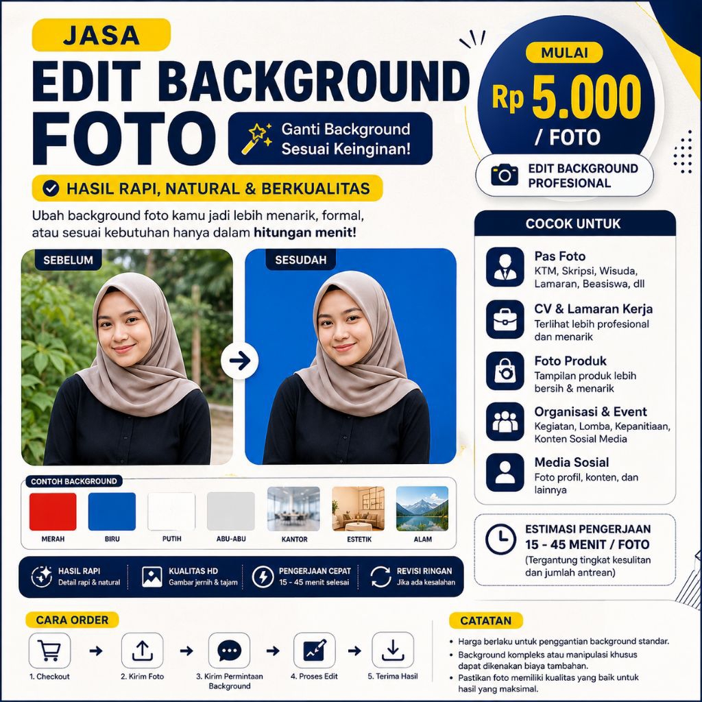 Edit Background Foto